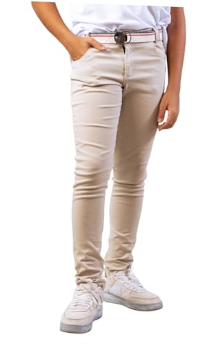 KIT 2 Calças Jeans Skinny Infantil Masculino Menino 8 a 16 Anos… (BR, Idade, 16 Anos, JEANS CLARO-BE