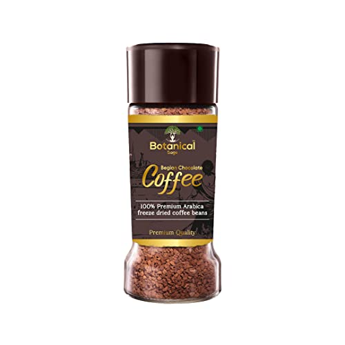 Image of Botanical sage- Belgian Chocolate instant coffee | 100% Arabica freeze dried | Flavored coffee | 100g