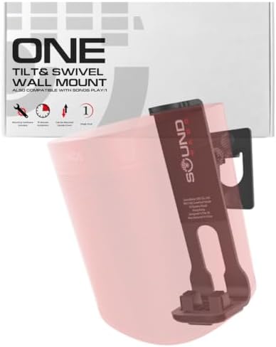 Sound bass ONE, ONE Gen 2, ONE SL, Play:1 Wall Mount Bracket, Black, Single