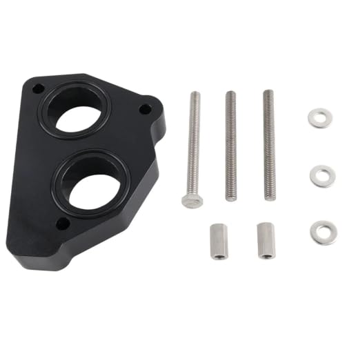 Espaciador de cuerpo de acelerador para Chevy C1500 K1500 1988-1995 aluminio negro