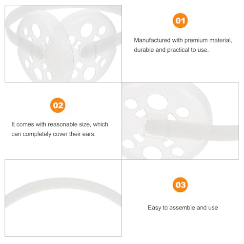 COHEALI 4Pcs Earmuff DIY Rack Durable Antifreezing Ear Skeleton Holder for Crafting Warm Earmuffs for Earmuff Replacement and Making Frame for Creative Projects4