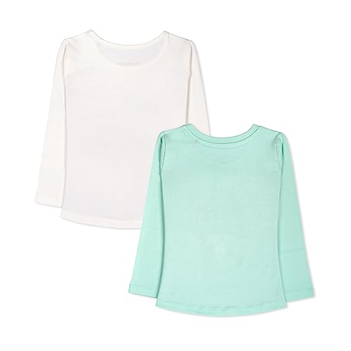 Image of Real Basics Girls Regular Fit Full Sleeves Tshirt (Pack of 2)