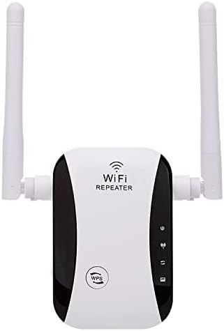 Innovix® WiFi Extenders Signal Booster,2.4GHz 300Mbps WiFi Booster and Signal Amplifier,up to 2640 Sq.ft 2 Antennas 360° Full Coverage with Ethernet Port and Access Point