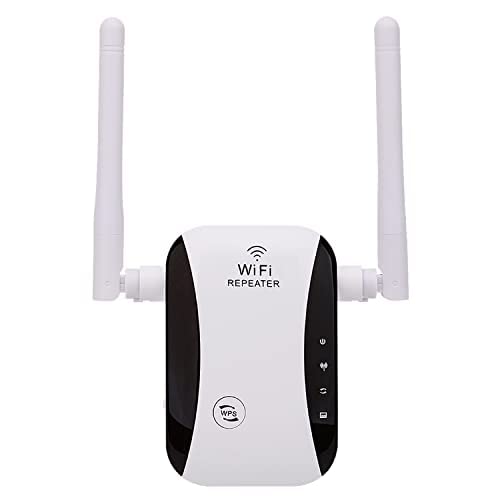 Innovix® WiFi Extenders Signal Booster,2.4GHz 300Mbps WiFi Booster and Signal Amplifier,up to 2640 Sq.ft 2 Antennas 360° Full Coverage with Ethernet Port and Access Point