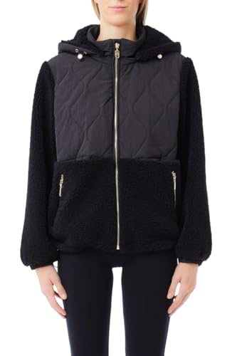 Veste femme Liu Jo TF5048 contre le froid en écomontone à capuche