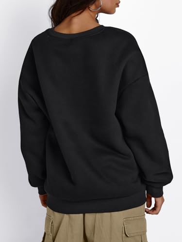 Trendy Queen Women's Winter Fleece Sherpa Lined Sweatshirt Crewneck Long Sleeve Pullover Hoodies Outfits Clothes 2024 - Image 5