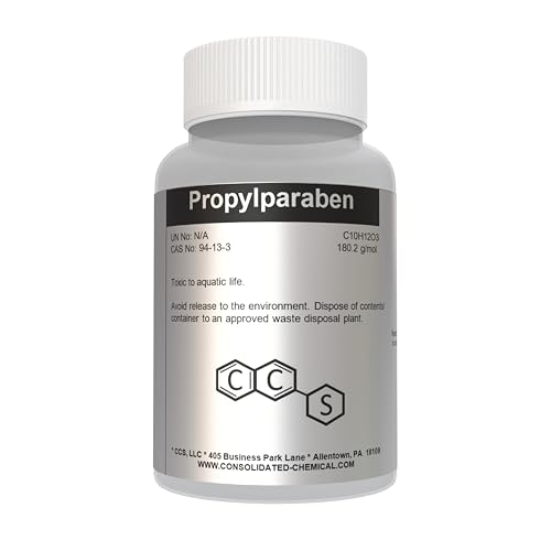 CCS CONSOLIDATED CHEMICAL & SOLVENTS Propyl Paraben High Purity Preservative (1000 Grams)