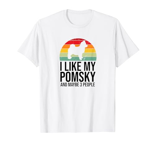 Pomsky Citation amusante de propriétaire de chien Pomsky T-Shirt