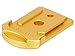 NDZ Performance Slim Carry Magazine Base Plate for Sig P365 P365XL P365 SAS 9mm, Anodized Strong Aluminum with Aspis Cut Design, Made in The USA - Gold