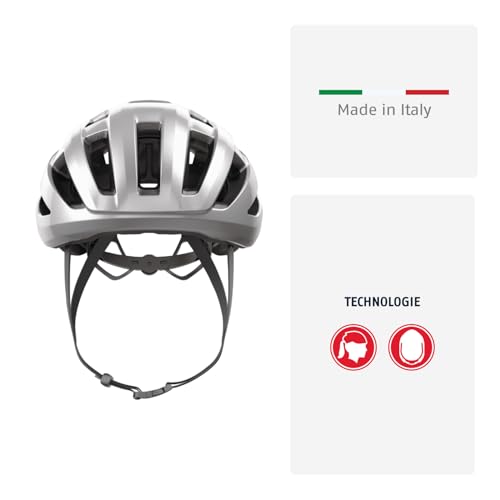 ABUS Rennradhelm PowerDome - Leichter Fahrradhelm mit cleverem Belüftungssystem und aerodynamischem Profil - Made in Italy - für Damen und… – Ansicht 2
