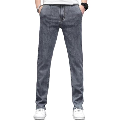 Men's Spring Fall Jeans – Stretch Skinny Slim Fit Denim Pants, Fashion Casual Elastic Trousers