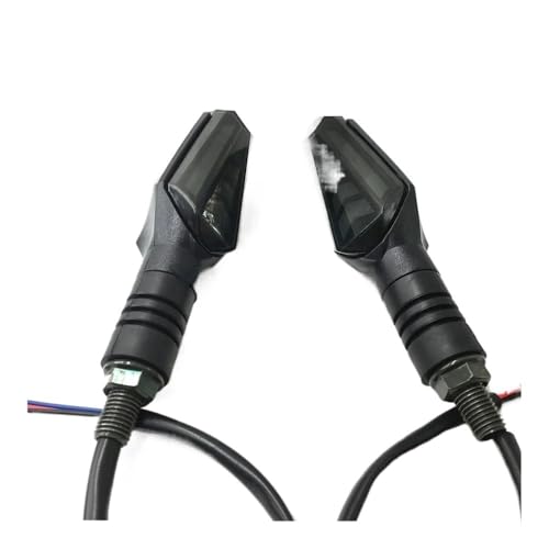 Clignotants moto LED double face avec effet séquentiel dynamique 12V 4 pièces