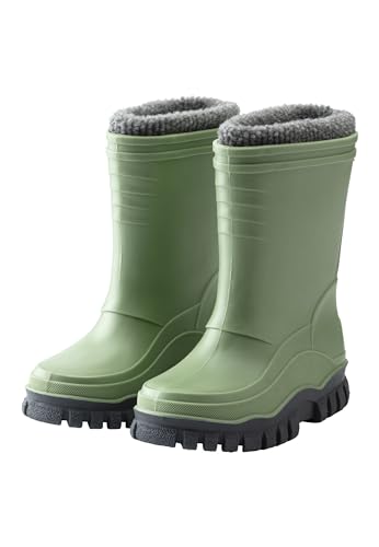 Unisex Kids Rubber Boots with Removable Inner Rain