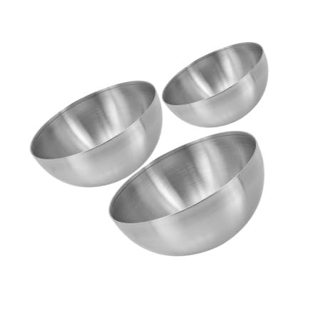 Bol rond en acier inoxydable or pour salade céréales et ustensiles de cuisine