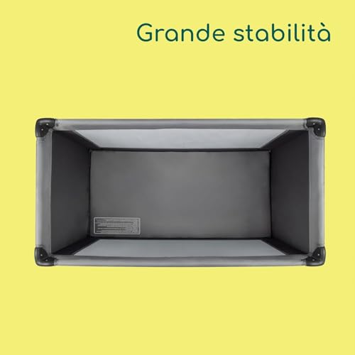 Bebeconfort Soft Dreams Lettino Per Bambini 0-3 Anni (0-15 Kg), Culla Da Campeggio Con Materasso Incluso In Fibra Di Legno E Schiuma (60X120 Cm), Pieghevole, Borsa Da Trasporto, Tinted Graphite - 4