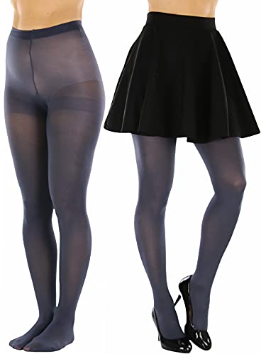 Image of ToBeInStyle Women's Nylon Solid Opaque Pantyhose Tights
