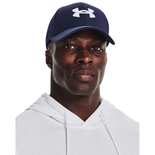 Under Armour Men's Blitzing Low Stretch Fit Cap - Midnight Navy / / White - M/L – Ansicht 4