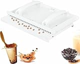 Máquina manual para hacer perlas de tapioca, herramienta para hacer burbujas de 3-12 mm, máquina para formar perlas de tapioca, tabla para frotar bolas de taro y yuca, para té con leche y cocina cas