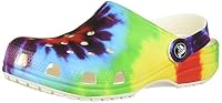 Crocs Kids Classic Tie Dye Graphic Clog, Multicolor, 7 US Little Kid