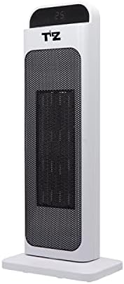 Electric Heaters Free Standing Energy Efficient 2000W Digital Oscillating Floor Electric PTC Heater Ceramic Space Heater With Remote Control Portable Heaters For Home Low Energy Silent Room/Office