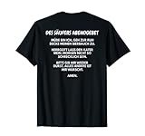 des säufers abendgebet, müde bin ich, geh zur ruh decke T-Shirt