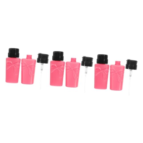 CALLARON 3 Series Botella De Prensa De Lavado De Uñas Bomba De Remojo De Uñas Agente De Mudanzas Botella Dispensadora De Bomba Botellas De Bomba El Plastico 2 Piezas X 3