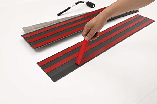 Planches murales en vinyle auto-adhésives marron jarrah SINGULARWOOD x12