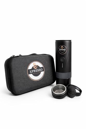 Image of Xpresso BrewPro Portable Espresso Machine with Handbag - Travel Espresso Maker for Ground Coffee - 20 Bar Portable Coffee Maker for Travel, Camping, Home & Office