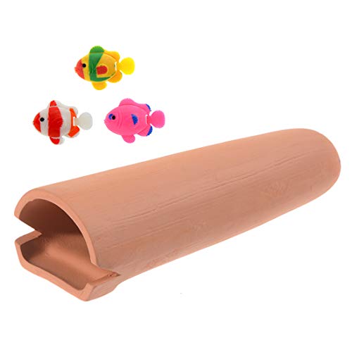 Saim Fish Tank Decorations Cave Ceramic Plecos Cave Spawning Fish Shrimp Shelter Breeding Cave with Saim Fish Tank Decorations Cave Ceramic Plecos Cave Spawning Fish Shrimp Shelter Breeding Cave with