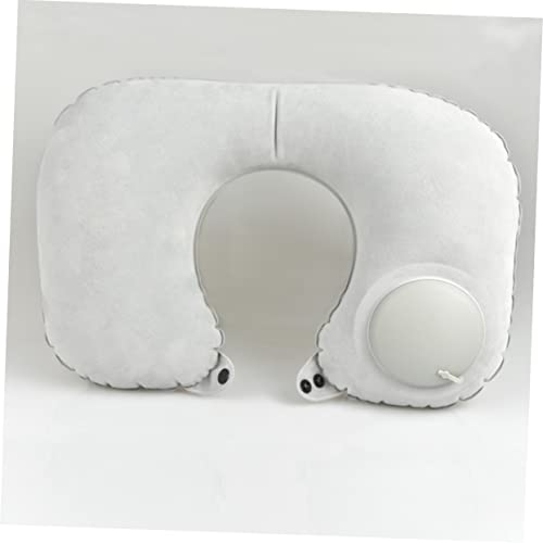 Set 2 Almohadas cervicales tamaño 46x29 cm gris miniatura 2