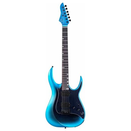Mooer GTRS Guitars Modern 800 Dark Night Intelligent Guitar with Gig Bag
