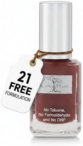 karma organic Natural Nail Polish-Non-Toxic Nail Art, Vegan and Cruelty-Free Nail Paint (CARINA)