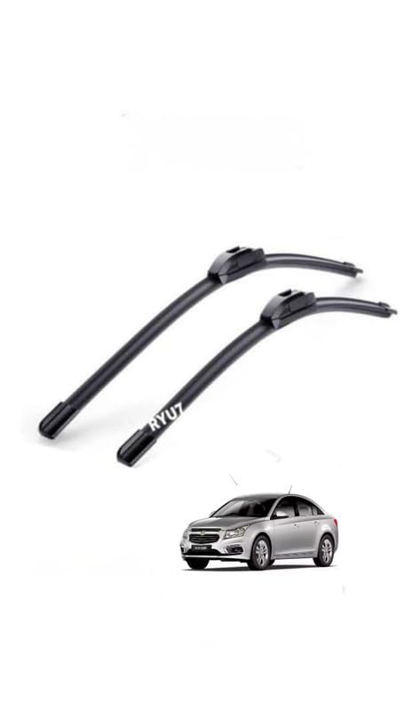 Image of All Season Frameless /Soft Wiper Blades Fits For Chevrolet Cruze 24 /600mm+18 inch /500mm(Pack of 2)