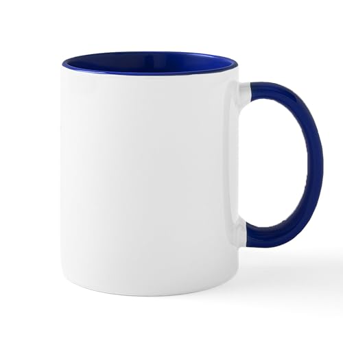 Taza Café Ceramic 11 oz Blanco Navy miniatura 2