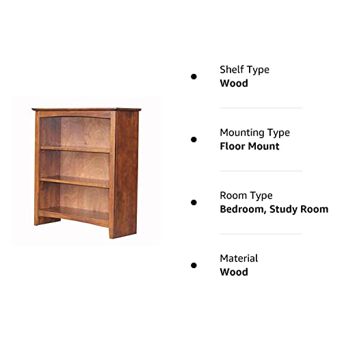 International Concepts Shaker Bookcase, 36-Inch #TOP2