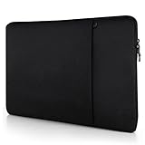 Laptop Sleeve Case 18.5 inch, EVICIV 360° Protective Handbags Portable Computer Cover Bag with Pocket Zipper for 15.6-18.5 inch Monitor HP Dell Lenovo Surface Notebook PC Books (Black)