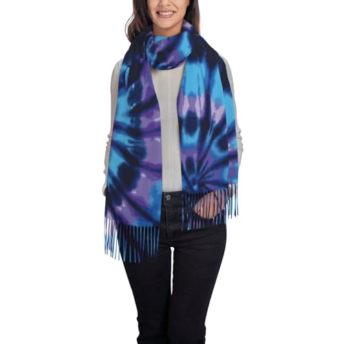 Foulards personnalisables en Tie Dye haut de gamme avec finitions frangées artisanales