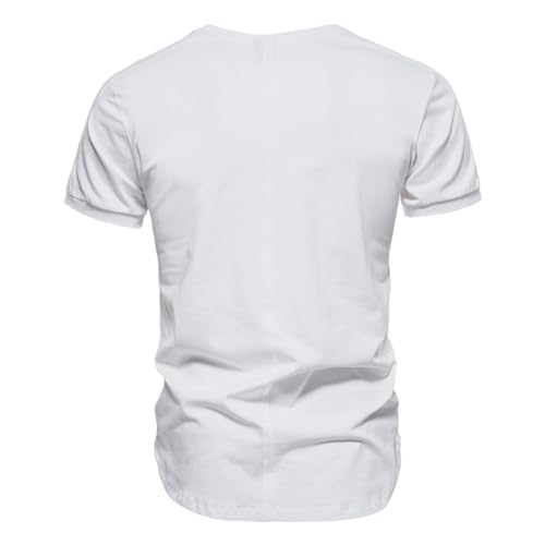 Men's Military Stretch Cotton Tactical T-Shirt, Lightweight Merino Wool Base Layer for Hiking, Running, Workout2