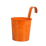 Bluelans (R) Pot de Fleur à Suspendre en Métal pour Balcon Jardin Décoration de la Maison ...