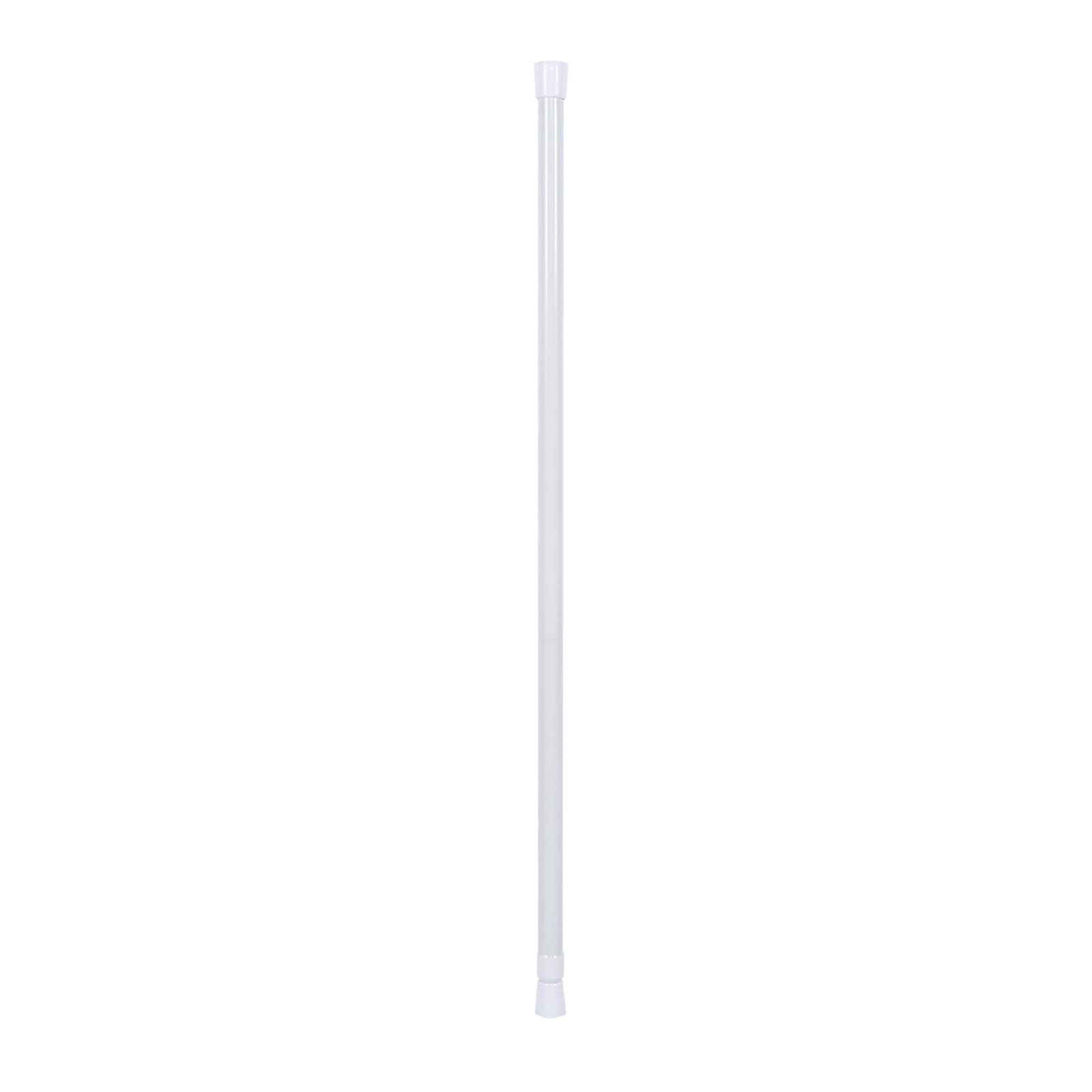 Greensen White Tension Rod No Drill Extendable Curtain Pole Adjustable 105-190Cm Shower Curtain Rail For Bathroom Window Kitchen