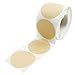 LifCratms 2 Inch Kraft Code Dot Stickers, Color Coding Label Round Blank Stickers Removable Writable Circle Adhesive Labels for Marking Organizing (500 Pieces Per Roll)