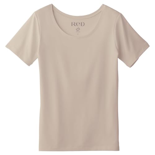 [ReD] [公式] リカバリーウェア Uネックインナー 半袖 レディース LL ベージュ インナー 一般医療機器 バイタルテック