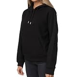 Smith & Solo Damska bluza z kapturem – bluza z kapturem z długim rękawem, bluza z kapturem, okrągły dekolt, krój slim fit, czas wolny, sportowa koszulka z długim rękawem, bluza z kapturem treningowa