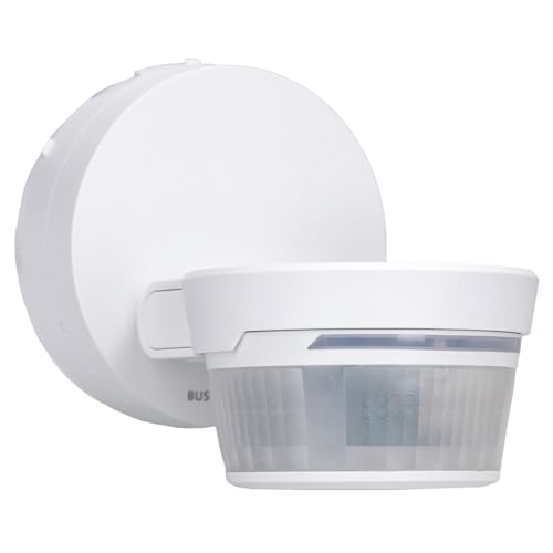 Busch-Jaeger 6851/22-134 Busch-Wächter PRO 220 BT Bewegungsmelder mit Steuerung via Bluetooth App Flexible Montage Weiß 2CKA006800A3075