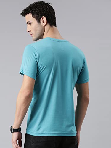 Image of F A S O Mens Organic Cotton V-Neck T-Shirt