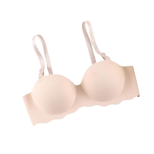 Soutien-gorge push-up respirant couleur unie avec sangle ajustable