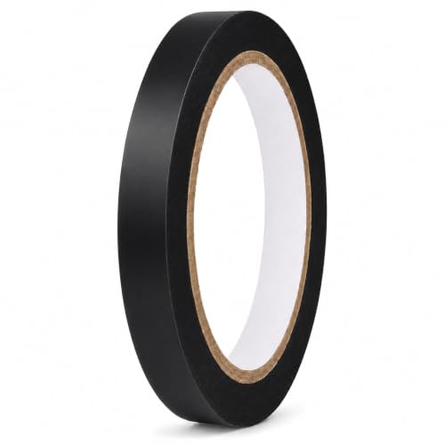 Image of GGR Supplies T.R.U. CVT-536 Black Vinyl Pinstriping Dance Floor Tape: 3 /4 in. Wide x 36 yds. Several Colors