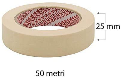 VIRSUS 6 Rotoli nastro in carta gommata adesiva 25...
