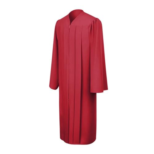 Image of CLERKMANS Unisex Adult Matte Graduation Gown, Choir Robe