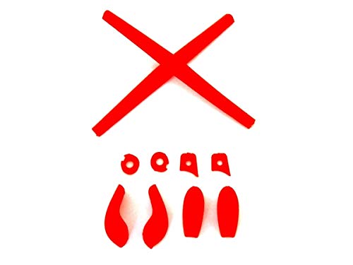 Galaxy Replacement Nose Pads & Earsocks Rubber Kits For Oakley Juliet,Penny,Mars Red